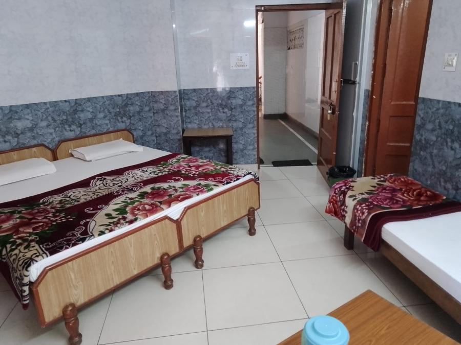 Floor Bed Attached Bathroom